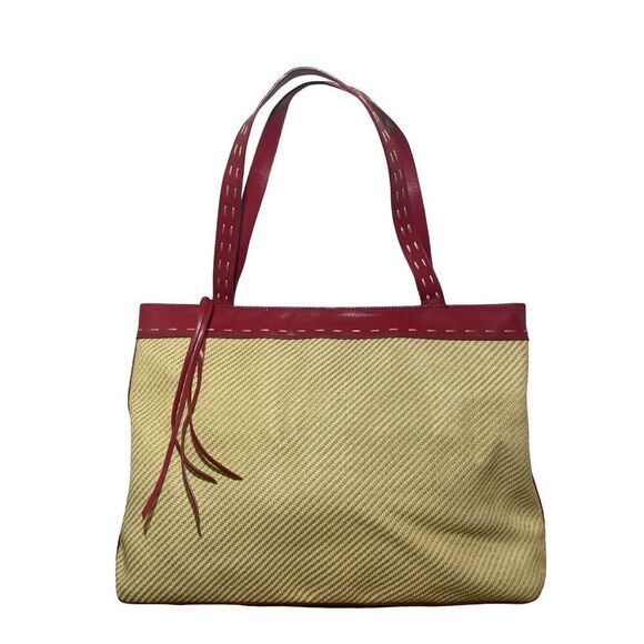 Valerie Stevens Straw Tote - Picture 1 of 7
